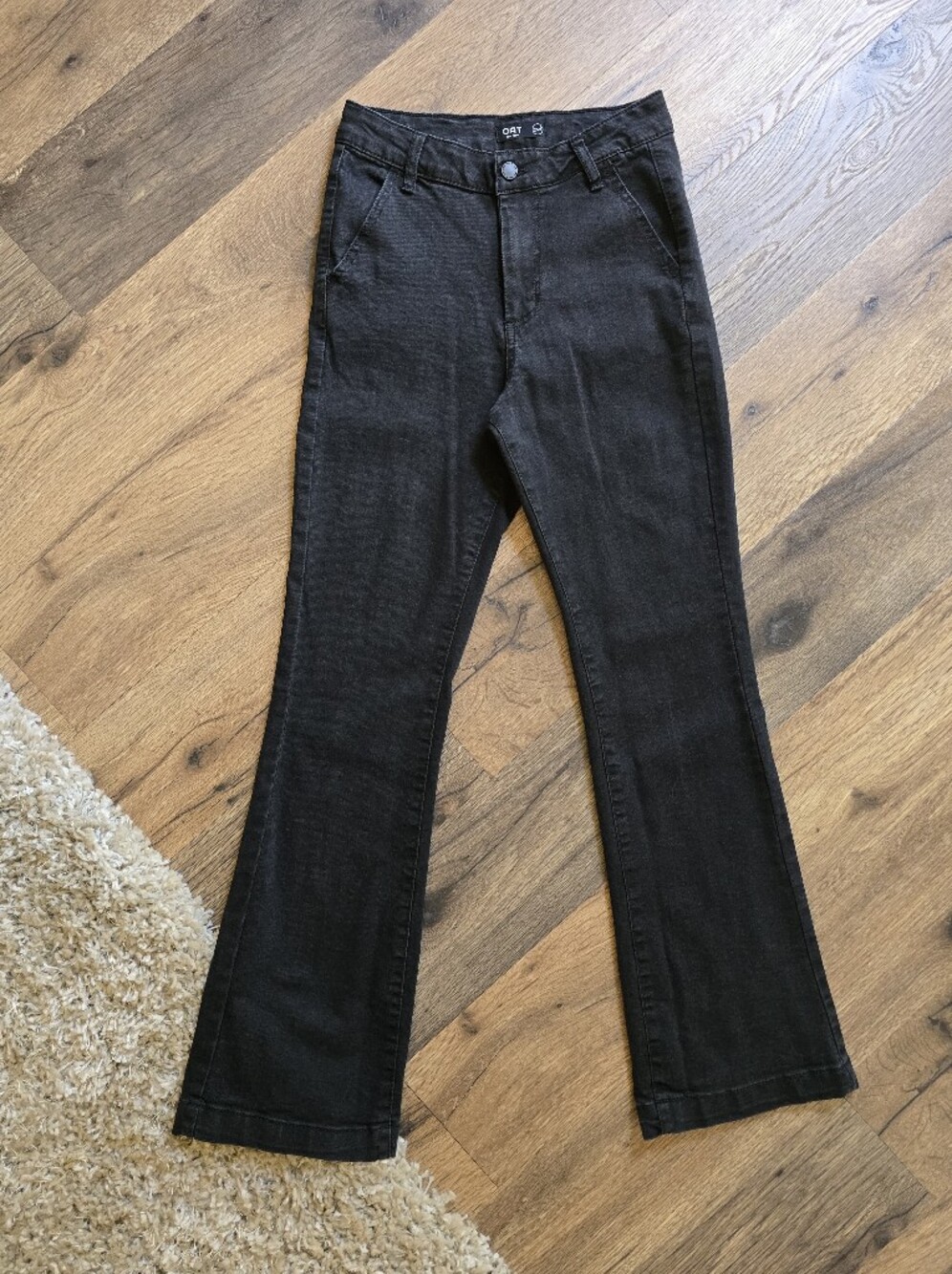 Oat New York Black Flare Jeans
